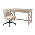 thumbnail image 3 of Key West 48W x 24D Writing Desk and Chair Set in Washed Gray - Engineered Wood, 3 of 11