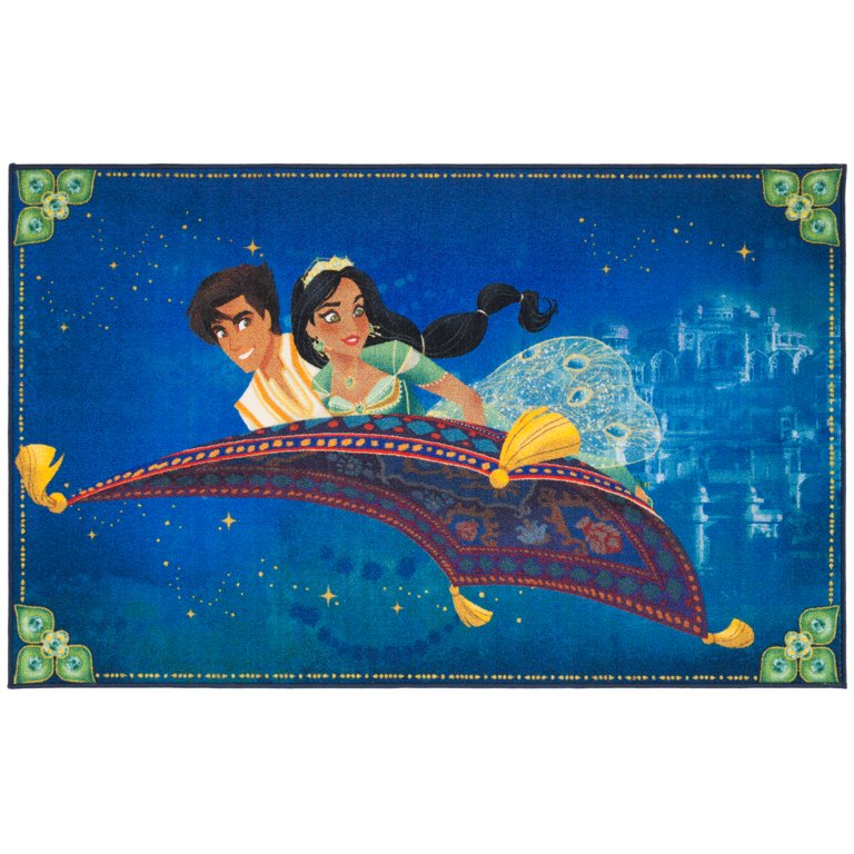 Safavieh Disney Aladdin Collection And Jasmine Area Rug 3 Inch X 5 Blue Green