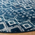thumbnail image 3 of SAFAVIEH Amsterdam Gladwin Geometric Area Rug, Navy/Beige, 4' x 4' Round, 3 of 7