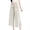 Beige, variant on Women's Candy Color Casual Wide Leg Cropped Pants Summer Elastic High Waisted Loose Fit Side Slit Pants with Pockets for Streetwear Khaki