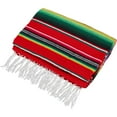 thumbnail image 3 of Red Serape Mexican Blanket for Custom Seat Cover, 84 x 64 Inch, 3 of 7