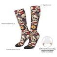 thumbnail image 4 of Logiee rock Skull record artist Print Gift Stocking Stuffers,Adult Stockings,Novelty Socks,Funny Socks Birthday Running Walking Sleeping, 4 of 6