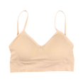 thumbnail image 2 of Lilgiuy Women's Sling Girl Bra Without Steel Ring Sports Underwear，Beige， Winter Clothes for 2022, 2 of 3