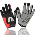 thumbnail image 1 of RocRide Full Finger Gel Padded Cycling Gloves for Road or Mountain Biking, 1 of 5