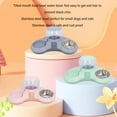 thumbnail image 4 of Double Cat Bowls Pet Food and Water Bowl Set Tilted Raised Cat Bowls with 1.4L Automatic Water Dispenser for Cats Small Dogs, 4 of 8