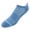 Blue, variant on Cushioned Footbed Cozy Ankle Socks (1 Pair) (Men)