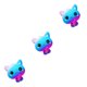 thumbnail image 3 of Juguete blando de rebote lento sweethay muñeco de gato helado tipo 1 NO1, 3 of 6