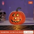thumbnail image 3 of CAIMYY Halloween Pumpkin Decor - Festive Tabletop Centerpiece for Indoor & Outdoor Use - Durable Halloween Figurine for Home, Office & Party Decorations - Spooky Seasonal Display, 3 of 6
