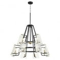 thumbnail image 4 of 637-12-69 Quorum Lighting Tioga - 12 Light Chandelier in style - 32 inches wide by 24.75 inches high, 4 of 6