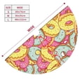thumbnail image 3 of Yiaed Donut and Blue Print Christmas Tree Skirt , Tree SkirtsTree Mat for Christmas Winter Holiday Indoor Decorations-48", 3 of 7
