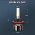thumbnail image 5 of H13 9008 LED Headlight Bulbs Kit 11000LM Hi/Lo Beam -Super Bright White, 5 of 10