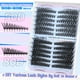thumbnail image 2 of Kit de extensión de pestañas Yawamica 50D 80D Cat Eye Lashes 240 unidades, 2 of 8