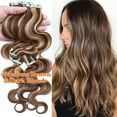 thumbnail image 2 of SEGO Curly Tape in Hair Extensions 100% Real Remy Human Hair Long Silky Thick Hair Gold Hair Acessories Black/Blonde/Gray/White Hair, 2 of 8