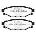 thumbnail image 5 of EBC Brakes Yellowstuff 4000 Series Street and Track Brake Pad Set Fits select: 2009-2018 SUBARU FORESTER, 2016-2022 SUBARU CROSSTREK, 5 of 10