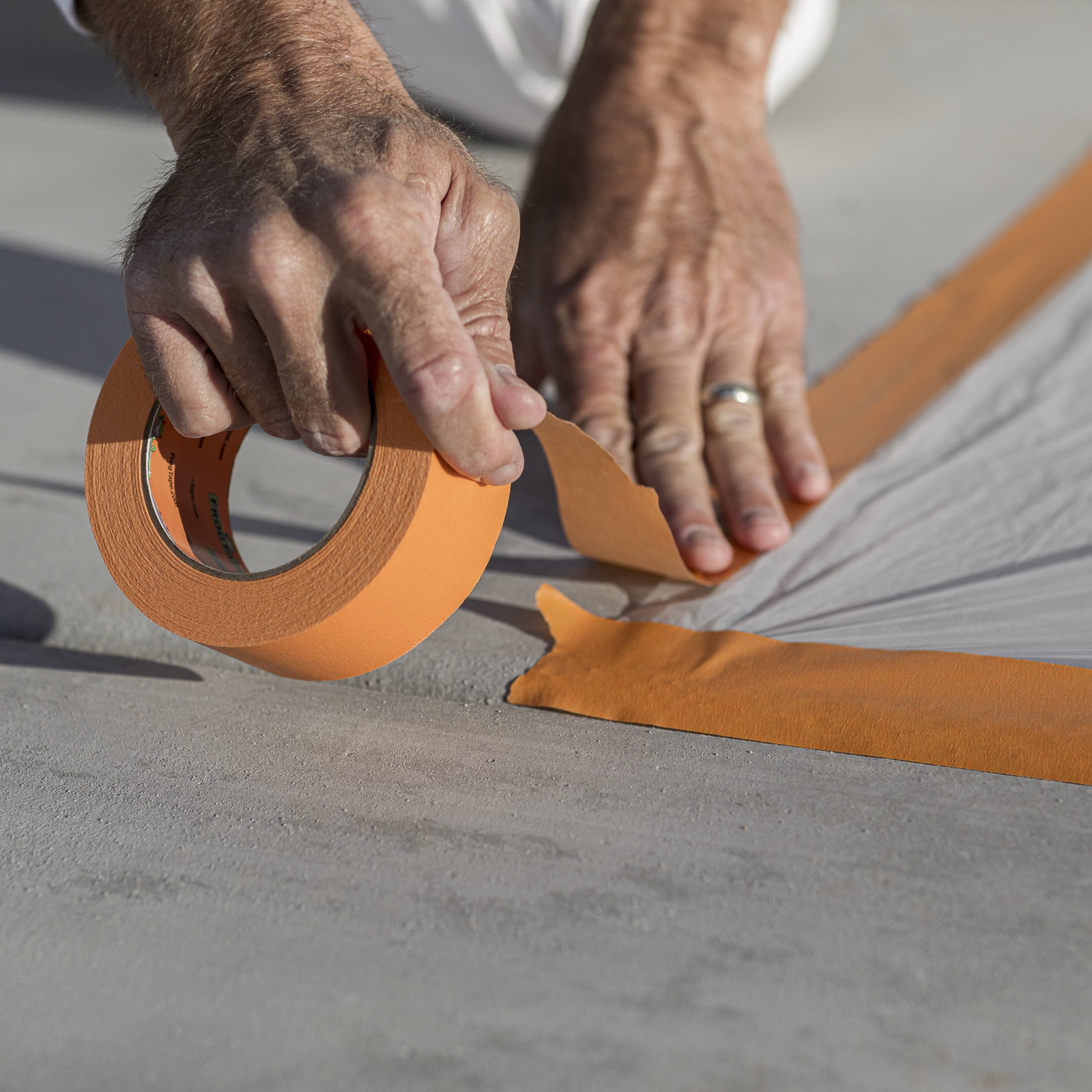 (2 pack) FrogTape Pro Grade Orange 1.41 in. x 60 yd. Painters Tape, 4 Pack, 240 Yards Total