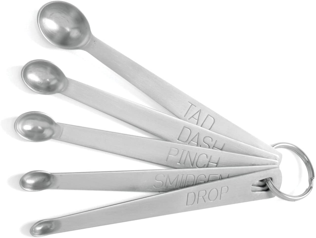 Thin Metal Die Set Measuring Spoons 5pc Set