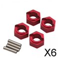 thumbnail image 1 of Piezas De Repuesto Del Adaptador De Cubo Hexagonal De 6x4 Piezas Para FMS1/24 Fcx24 1/24 RC Crawler, 1 of 8
