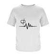 thumbnail image 4 of COSFO Crew Neck T Shirts for Men Funny Short Sleeve Valentine's Day Tops Pullover Loose Fit Vacation Mens Graphic Tees, 4 of 5