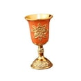 thumbnail image 4 of WeiLaiKeQi European Goblet Embossed Cup en Goblet for Bar Anniversary Wedding Orange, 4 of 9
