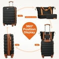 3 pcs travel carryon luggage sets, 20inch carry on luggage for