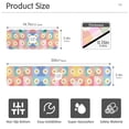 thumbnail image 3 of Yayeee Faucet Mat for Kitchen Sink 14.7" Diatomite Long Splash Guard Pad, Pink Checkered Daisy, 2 Pack, 3 of 7