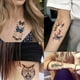 thumbnail image 5 of Kit de pegatinas de tatuajes temporales de 20 hojas, pegatinas de tatuaje para niñas y adultos, belleza, 5 of 5