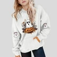 thumbnail image 1 of YUNAFFT Chandail à Capuchon pour Enfants 5-15 Ans avec Poche Manches Raglan Molleton Japonais Décontracté Halloween Automne Hiver Multicolore, 1 of 4