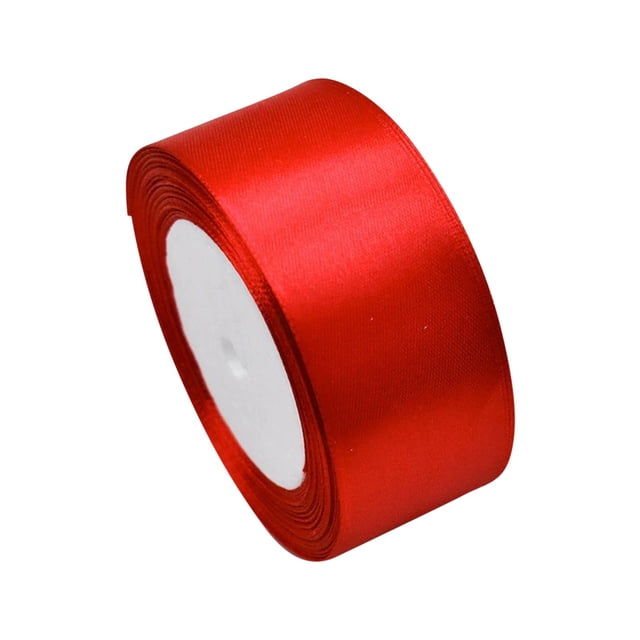 Christmas Ribbon – 4Cm (20M Total Length) Wide * 20M Long, 2 Inch Wide Satin Ribbon Perfect for Wedding Handmade Bows Craft Fabric Ribbon for Wrapping Bouquets Wedding Decoration(66Ft ), Ribbon X1