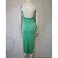 thumbnail image 4 of Vestido largo con abertura, tirantes finos, espalda descubierta, Color puro, volantes, cuello en V, vestido largo de moda para mujer para primavera y verano, 4 of 7