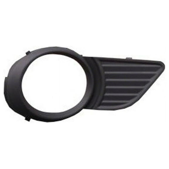 Right Passenger Side Fog Light Bezel - Compatible with 2011 - 2017 Toyota Sienna 2012 2013 2014 2015 2016