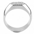 thumbnail image 5 of Rings for Women Silver 316L Stainless Steel DA302 - AAA Grade Cubic Zirconia in Clear, 5 of 6