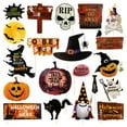 thumbnail image 4 of Abaodam 20PCS Halloween Photo Booth Props Sign Kit Halloween Selfie Props Party Decoration, 4 of 7
