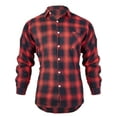thumbnail image 5 of FALEXO Plaid Shirt Men Long Sleeve Shirt Mens Button Down Flannel Plaid Shirt Checkered Shirt Tops, 5 of 6