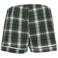 thumbnail image 3 of Women's Boxercraft Green Michigan State Spartans Flannel Shorts, 3 of 3