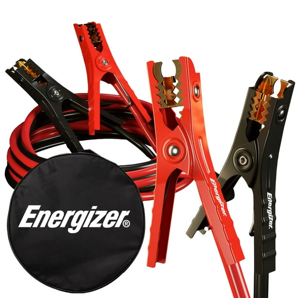 Energizer Jumper Cables for Car Battery, Heavy Duty Automotive Booster Cables for Jump Starting Dead or Weak Batteries with Carrying Bag Included (20-Feet (4-Gauge)