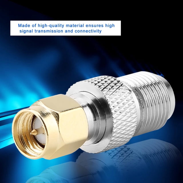 Adaptador coaxial rf sma macho a f Hurbra de 2 piezas, conector de acoplamiento recto, Nueva, Alta transmisión de Señal, Fabricante Profesional, para aplicatos de rf,