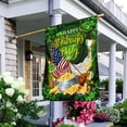 thumbnail image 2 of St. Patrick's Day Irish American Flag - House Flag (29.5" x 39.5"), 2 of 9