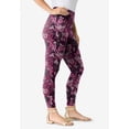 thumbnail image 4 of Roaman's Women's Plus Size Petite Plus Size Essential Stretch Ankle Length Pull-On Legging, 4 of 6