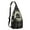 Black-44, variant on Star Map Sling Backpack - Celestial Navigation Print Design, Lightweight Anti-Theft Daypack for Alternative Fashion Students