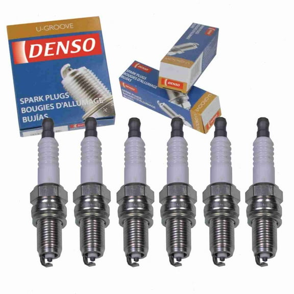 6 pc DENSO 3179 Standard U-Groove Spark Plugs for 999 170 129 90 SP070500AA SP192435AA XU22EPR-U Ignition Wire Secondary Fits select: 2012-2013 FIAT 500, 2016 PORSCHE 911