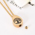 thumbnail image 5 of Teardrop Urn Necklaces for Ashes Tree of Life Memorial Ashes Lockets, Cremation Jewelry Keepsake Pendant for Ashes for Women for Men, 5 of 5