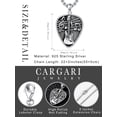 thumbnail image 2 of Guitar Pick Necklace for Men 925 Sterling Silver Music Necklace Guitar Picks Pendant Music Note Necklace R&B Music Jewelry Christmas Valentine's Day Gift for Guitarist Music Lover Musicians, 2 of 10