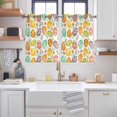 thumbnail image 2 of Easter Eggs Kitchen Curtains Window Panels, Colorful Eggs Spring Flowers Leaves Retro Pastoral Insulated Window Treatment Curtain, Grommet Curtains for Bedroom/Living Room/Bathroom, 2 Piece 42"Wx45"L, 2 of 8