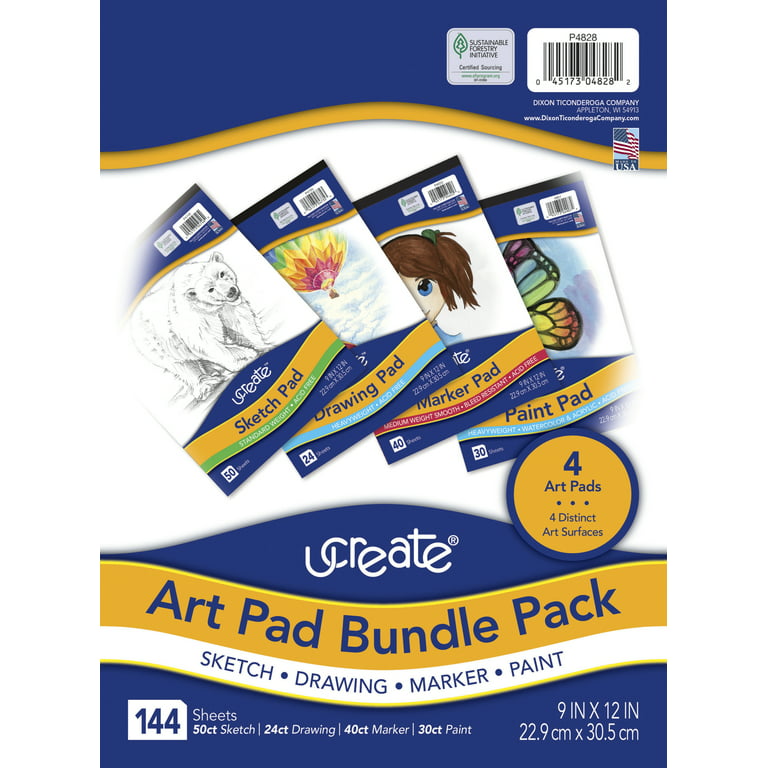 Pacon Ucreate 4-Pc. Art Pad Bundle