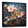 thumbnail image 2 of Designart "Serene Melody Of Magnolia I" Magnolias Floater Framed Wall Decor, 2 of 5