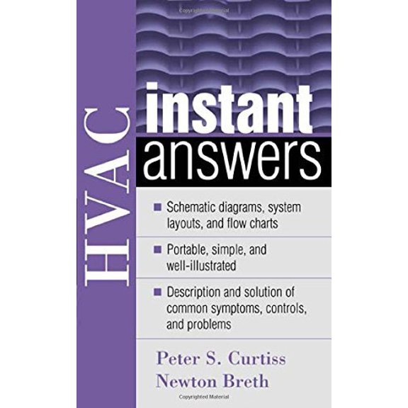 Pre-Owned HVAC Instant Answers (Paperback) 0071387013 9780071387019