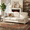 Beige, variant on CKEASEAN 82" Velvet Upholstered Cloud Sofa, Modern 3-Seater Deep Seat Couch with Nailhead Trim and Curved Armrests, Iron Frame & Sturdy Solid Wood, Comfy Compress Couches for Living Room, Apartment