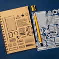thumbnail image 6 of 1pc Rubber Clear Stamps for Card Making Decoration Scrapbooking Mixed Shapes 22x18x0.8cm, 6 of 9