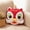 Red, variant on Traditional Lion Dance Throw Pillow, 16.5" Festive Plush Red Yellow Cute Lion Cushion for Chinese Spring Festival Sofa Living Room Home Holiday Decoration