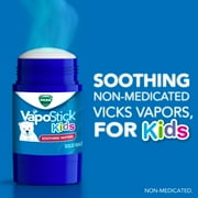 Vicks Vapo Stick Kids, Soothing Non-Medicated Vapor Rub for Children with Menthol Scent, 1 Count
